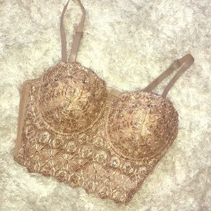 Windsor corset crop top